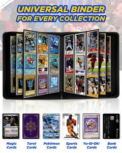 Biểu Tượng Tùy Chỉnh In Ấn PU Chất Liệu 9 Side Tải Dây Kéo Kinh Doanh Thẻ Chất Kết Dính Album Cho Yugioh Cho Thẻ Bộ Sưu Tập - Product Image 2