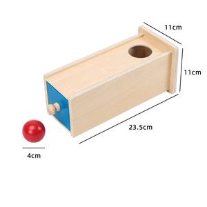 Boîte à Tiroirs <span class=keywords><strong>Montessori</strong></span> en Bois pour Bébé, Aides à <span class=keywords><strong>l</strong></span>'Enseignement Précoce, Jouets Sensoriels d'Apprentissage pour Enfants - Product Image 4