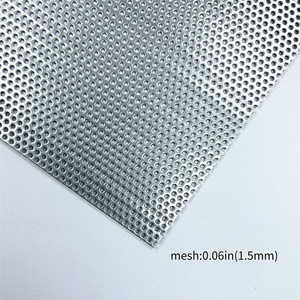 Chất lượng cao Micro đục lỗ kim loại tấm nhôm lưới tản nhiệt loa bán nóng cho các ứng dụng lọc tùy chỉnh cắt có sẵn - Product Image 2