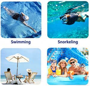Máscara Facial Completa de Silicona |   Gafas de Natación Profesionales y para Pesca con Visión Ultra Amplia que Ofrece Visibilidad para un Amplio Campo de Visión - Product Image 4