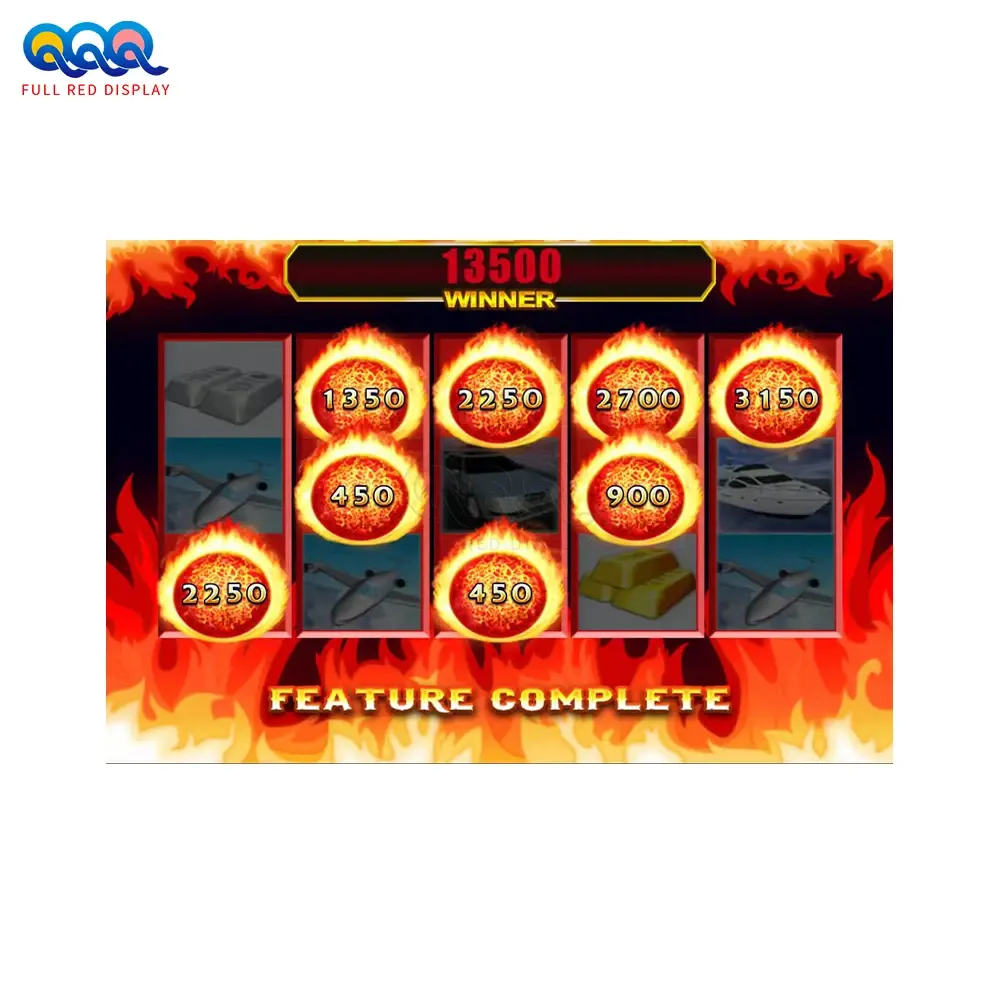 Fullred 550 Life Of Luxury Fire Ball Game Board 19 22 Inch Arcade Game Taiwan Fire Balls Board