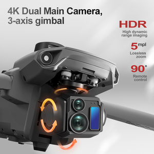 <span class=keywords><strong>Dron</strong></span> A25 Pro 2027 en Oferta, GPS 4K, Gimbal de 3 Ejes, Quadcopter <span class=keywords><strong>Profesional</strong></span>, Cámara RC, <span class=keywords><strong>Dron</strong></span> FPV con Pantalla y Control Remoto - Product Image 3