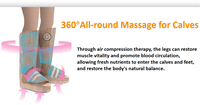 Masseur de jambes à compression d'air à 4 chambres, personnalisé OEM ODM, rechargeable par USB-C, pour la récupération sportive, la circulation et la relaxation