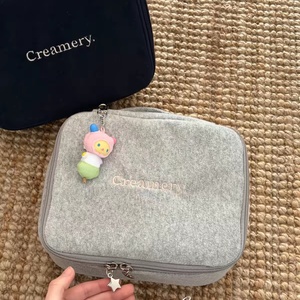 Wholesale Terry Cloth <b>Makeup</b> Bag Custom Embroidery Logo Large Capacity Cosmetic <b>Organizer</b> Travel Toiletry Storage <b>Case</b> - Product Image 6