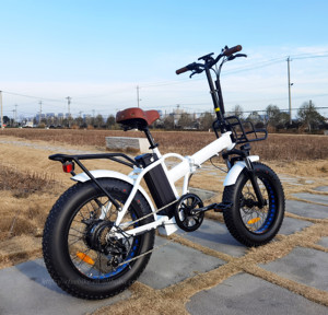Vélo électrique pliable portable en alliage d'aluminium 20'' 250W, vélo électrique à pneus larges léger pour le transport, vente en gros - Product Image 4