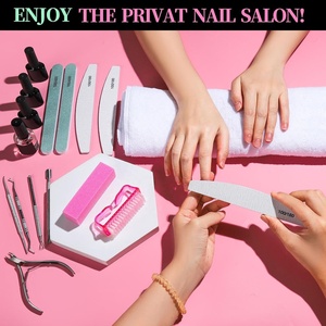 <span class=keywords><strong>Kit</strong></span> <span class=keywords><strong>de</strong></span> soin des ongles pour femmes 100/180 limes à ongles <span class=keywords><strong>de</strong></span> bloc tampon pince à cuticules tondeuse poussoir pour pédicure manucure outils préparation des ongles - Product Image 6
