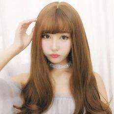 Parrucca lunga naturale dell'onda del dio con le caratteristiche graziose - Product Image 1