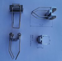 Clip de fixation pour tube LED, projecteur à ressort, usage industriel
