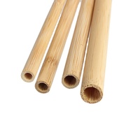 Pailles à boire en bambou personnalisées, pailles en bambou naturel