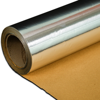 Papier d'emballage en aluminium imperméable d'argent papier d'aluminium de Kraft pour l'emballage industriel