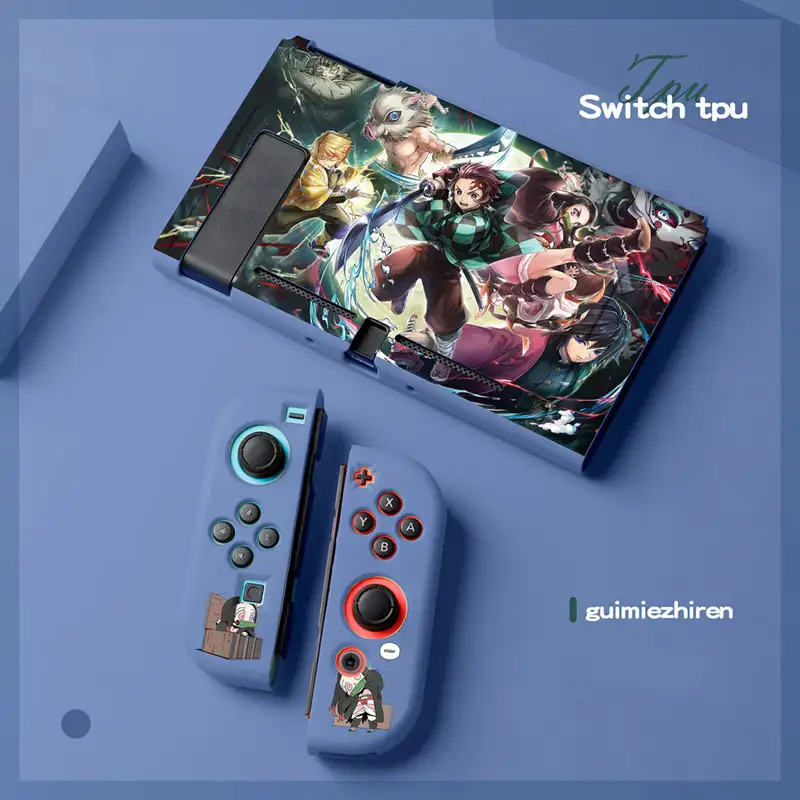 Nintendo Popular Demon Slayer Soft Tpu Case Protective Cover Support Custom Pattern Design For Nintendo Switch Accessories