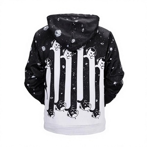 Sweat-shirts à capuche unisexes surdimensionnés pour homme, imprimés par sublimation personnalisée, à carreaux d'hiver, 100% polyester polaire, différentes tailles - Product Image 4