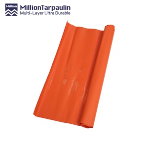 Bâche de toit imperméable robuste MILLION bleue avec œillets métalliques en PVC - Product Image 1