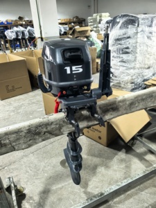 2 Stroke 15HP لوح محرك بنزين نظام تبريد المياه out1500 لقارب الصيد للبيع - Product Image 5