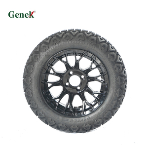 Nuevo Juego de Llantas y Ruedas Genek Tubeless de 14 Pulgadas 23*10-14 con Rin de Aluminio, Diseño de Llanta Radial - Product Image 1