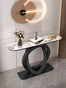 Muebles de sala de estar de diseño moderno, mesa de <span class=keywords><strong>consola</strong></span> de pared de metal <span class=keywords><strong>para</strong></span> vestíbulo de entrada y control de vestíbulo - Product Image 2