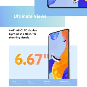 <span class=keywords><strong>Xiaomi</strong></span>-Smartphone <span class=keywords><strong>Redmi</strong></span> <span class=keywords><strong>Note</strong></span> <span class=keywords><strong>11</strong></span> <span class=keywords><strong>Pro</strong></span> 4G, téléphone portable Android, 8 Go + 128 Go, version globale, 6,67 pouces, MIUI 13 - Product Image 5