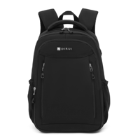 Mochila para estudiantes, tela de nailon lavada suave, mochila para ordenador de 16 pulgadas, múltiples bolsillos, correa para equipaje, uso diario unisex, para viajes y actividades al aire libre