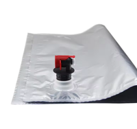 Sac BIB de sécurité personnalisé en carton pour café, jus, vin, bière, emballage flexible laminé pour liquides avec bec verseur