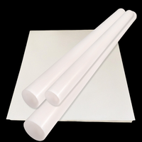 Feuille de PTFE 260 ℃   Plaque en polytétrafluoroéthylène (PTFE) vierge blanche 100 % haute température, film PTFE antiadhésif découpé sur mesure