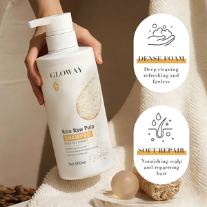 <span class=keywords><strong>Shampoo</strong></span> al Riso Naturale 500ml con Fragranza Duratura, Idratante, Controllo Oleosità, Volumizzante e Anti-Forfora - Product Image 3
