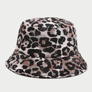 Sombrero de Pescador con Estampado de Leopardo para Mujer, Estilo Moderno para Otoño e Invierno - Product Image 5