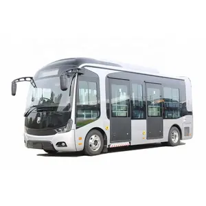 Ônibus elétrico rhd, 6.8m, 20 + 1 lugares, 144 kwh, pequenas 2 portas, para transporte público