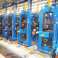Machine de soudage à tubes ronds carrés, prix d'usine, matériel de construction