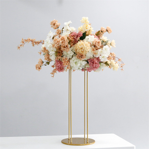LFB2259-1 3D café fleur rangée arc automne naturel <span class=keywords><strong>pampa</strong></span> <span class=keywords><strong>Rose</strong></span> fleur boule pour mariage fête événement décor - Product Image 3