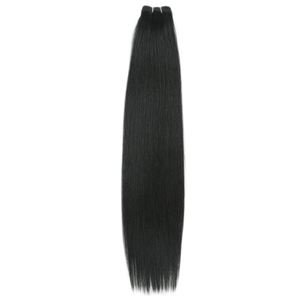 Extensions de cheveux synthétiques ultra-lisses, qualité salon, <span class=keywords><strong>fibres</strong></span> naturelles, très longues, pour tissage, pleine densité jusqu'aux pointes - Product Image 2