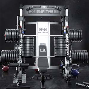 Station d'entraînement multifonctionnelle en acier pour salle de sport : Machine Smith, Power Rack et Crossover à câbles – Équipement de fitness en gros - Product Image 6