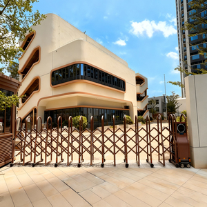 Portão de Segurança Automático Motorizado de Liga de Alumínio da Fábrica Fonte, Portão Retrátil Deslizante de Fácil Instalação - Product Image 3