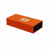 Boîtes cadeaux de luxe en carton rigide avec fermeture magnétique et doublure en pelliculage mat pour bouteille de boisson au collagène et peptides