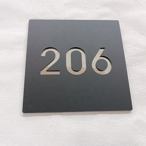 Kexian Low MOQ acrilico numero civico targhe segno segnaletica stradale segnaletica acrilica per i numeri di strada della porta di casa dell'hotel - Product Image 6