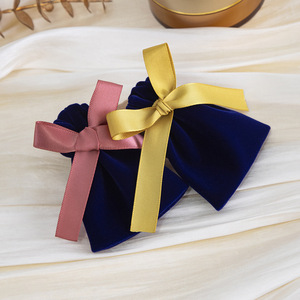 Velvet <b>Drawstring</b> Bags 15x20cm Ring Packaging Jewelry Storage <b>Pouches</b> Plush Gift Bags For Wedding Party Favors - Product Image 2