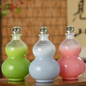 Bouteille <span class=keywords><strong>en</strong></span> <span class=keywords><strong>verre</strong></span> de <span class=keywords><strong>gourde</strong></span> de célébrité Internet Bouteille de <span class=keywords><strong>thé</strong></span> au lait boisson colorée Bouteille de vin de <span class=keywords><strong>gourde</strong></span> de style ancien - Product Image 1