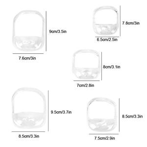 Ensemble de 5 tailles de modèle de rasage de <span class=keywords><strong>barbe</strong></span> française <span class=keywords><strong>ou</strong></span> de <span class=keywords><strong>bouc</strong></span> I Outil de coupe de <span class=keywords><strong>barbe</strong></span> I Shave Goatee Shaper - Product Image 4