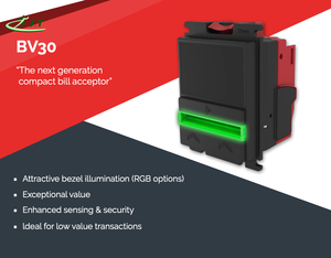 JY BA-BV30 12V DC Accepteur de billets compact haute sécurité anti-skimming avec détection UV, prise universelle personnalisée, anglais MDB/Pulse 100k - Product Image 2