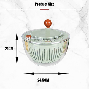 Kitchen Household Plastic Eco-Friendly <b>Vegetable</b> <b>Fruit</b> Food Dehydrator Quick Drying Multifunction Manual Salad Spinner Dryer - Product Image 3