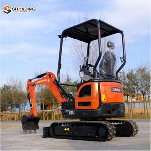 รถขุดไฮดรอลิกขนาดเล็ก 1.8 ตัน พร้อมส่งฟรี ได้รับมาตรฐาน CE EPA EURO5 เครื่องยนต์ Kubota รถขุดไฮดรอลิกขนาดเล็กสำหรับงานเกษตร ขาย - Product Image 4