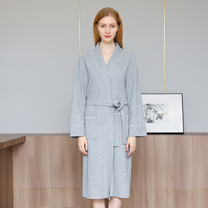 Vente en gros de <span class=keywords><strong>peignoir</strong></span> de luxe en <span class=keywords><strong>coton</strong></span> biologique de haute qualité, <span class=keywords><strong>peignoir</strong></span> kimono en <span class=keywords><strong>coton</strong></span> éponge gaufré - Product Image 3
