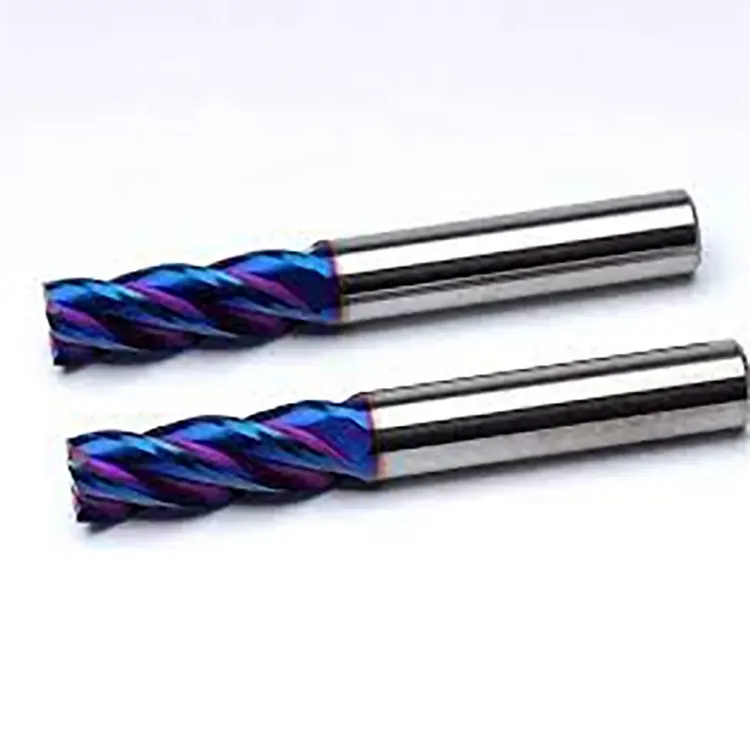 ZEALEE Sales promotion 104 R0.5mm-R2mm HRC65 Coated Solid Carbide 2 Flutes Ball Nose End Mill Carbide Milling