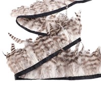 Tissu à coudre fait main ruban ruban plume frange garniture pour artisanat vêtements robe Costume chapeau accessoire fête maison mariage décor