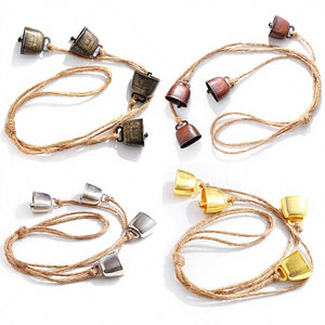 Ventes chaudes : Clochettes de Noël et du Nouvel An chinois en métal plaqué, pendentifs clochettes de sorcière, clochettes murales en bronze/rouge - Product Image 3