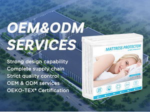 Protège-<span class=keywords><strong>matelas</strong></span> <span class=keywords><strong>imperméable</strong></span> Queen en microfibre éponge, anti-acariens, antibactérien, silencieux et hypoallergénique - Product Image 2