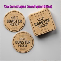 Sous-verres personnalisés en carton, cartons de support rectangulaires, coussinets isolants de forme spéciale, emballage jetable avec logo personnalisé, usage agricole