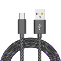 Câble de données USB Type-C de haute qualité à charge rapide 10W 2A 1M 2M 3M, idéal pour téléphones et ordinateurs portables (vente en gros)