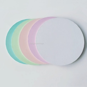 Nhà Máy Giá Rẻ Giá Cấp Thực Phẩm Mdf Bằng Gỗ Masonite Thực Phẩm Giấy Món Ăn Trống Bánh Cơ Sở Hội Đồng Quản Trị Pad Trắng - Product Image 6