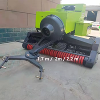 Petite presse à balles carrées hydraulique pour foin, luzerne et paille, adaptée à différents types de fourrages agricoles