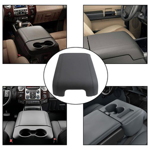 Ford F250 F350 F450 F550 Center Console Armrest Cover BC3Z2806024AA <b>Storage</b> <b>Box</b> <b>Black</b> 2011-2016 - Product Image 4